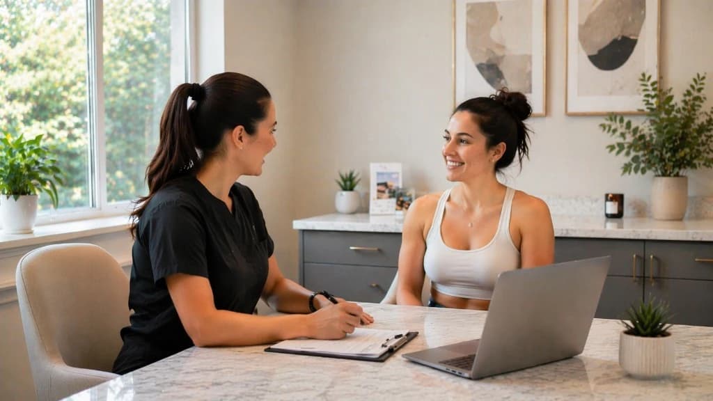 Wellness Clinic growth program — FuelLabs Digital case study hero.