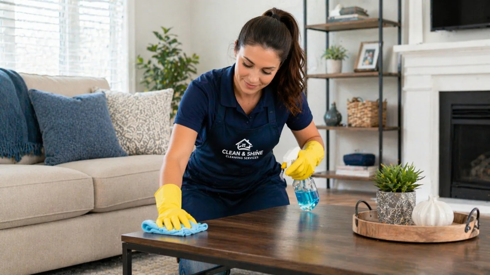 Cleaning company digital marketing performance dashboard with local lead and booking growth metrics.