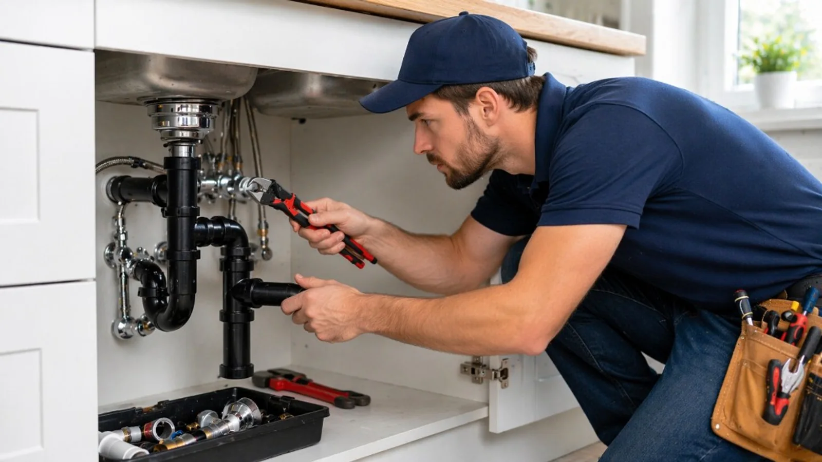 Plumbing marketing performance dashboard tracking calls, leads, and booking outcomes.