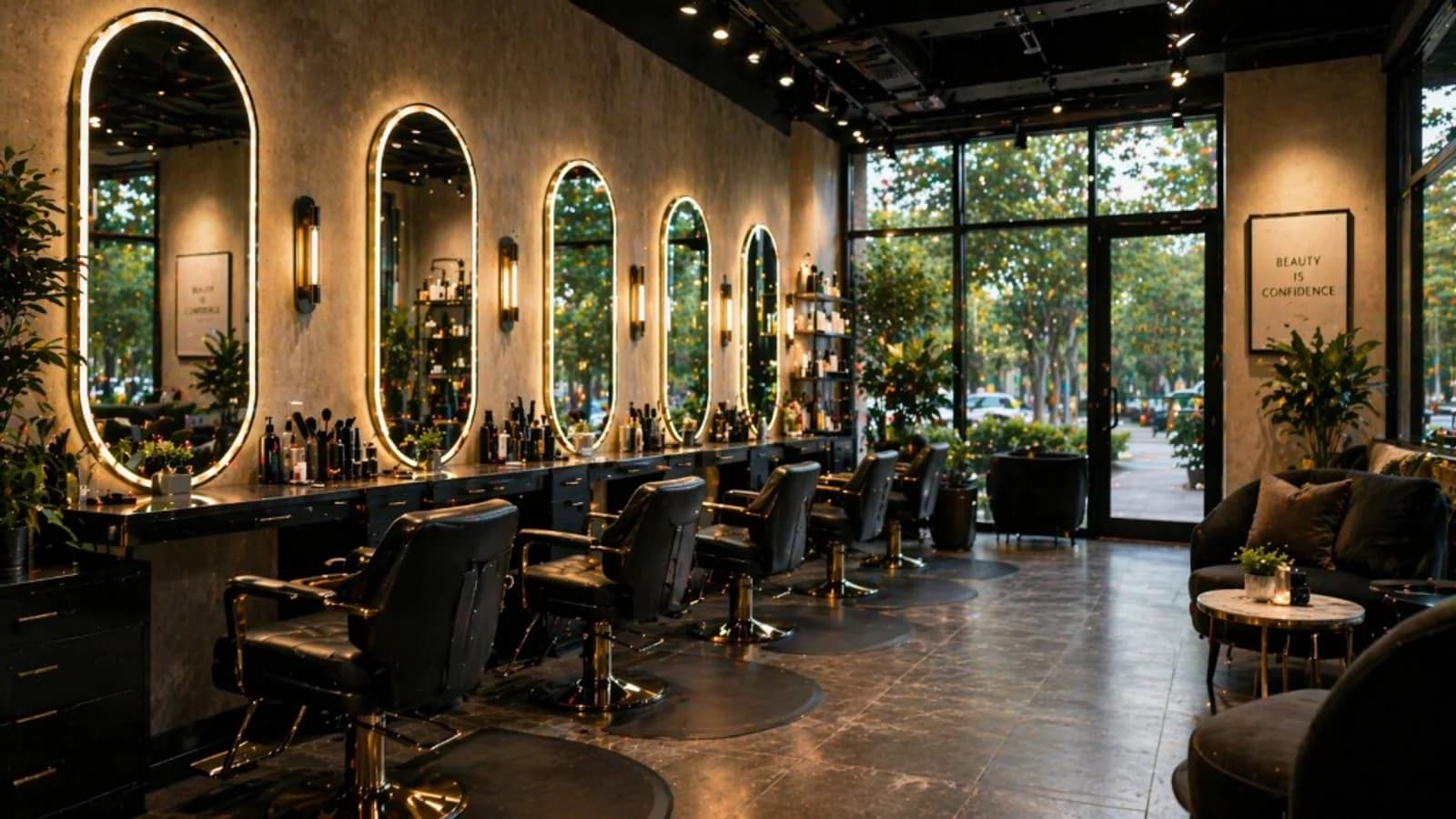 Beauty salon appointment and retention analytics.