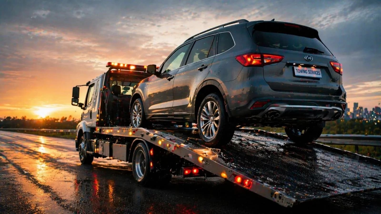 Towing service inbound call and dispatch performance metrics.